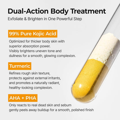 Dr.Melaxin Peel Shot Kojic Acid Turmeric Body Exfoliator Spray