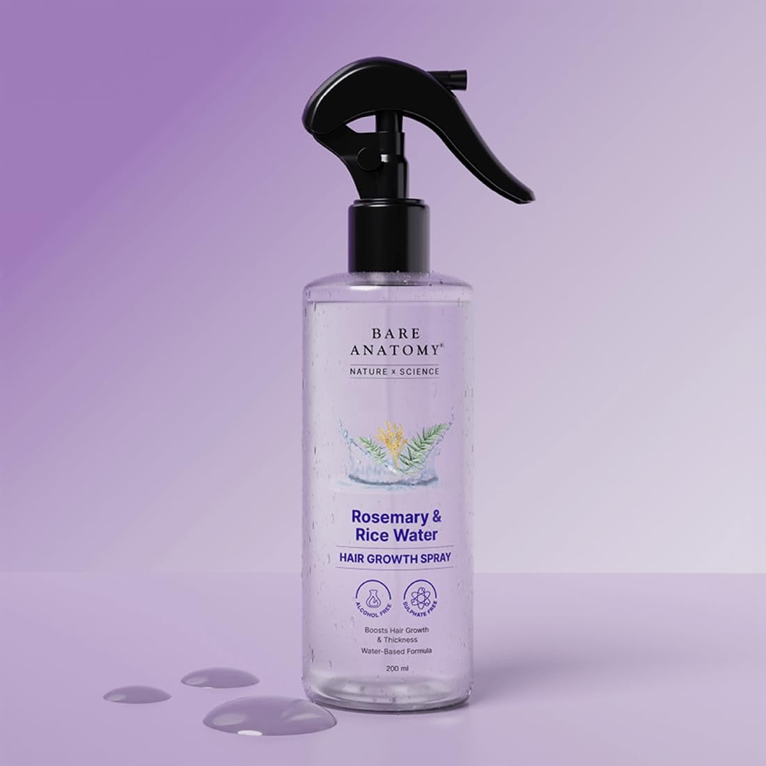 Rosemary Water Spray for Hair Growth 200ml