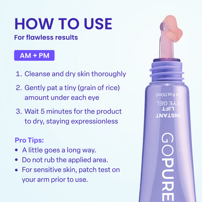 goPure Instant Lift Eye Gel